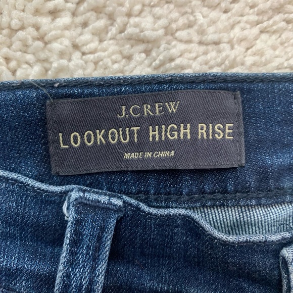 J. Crew Dark Wash High Rise Skinny Jeans - Picture 4 of 6